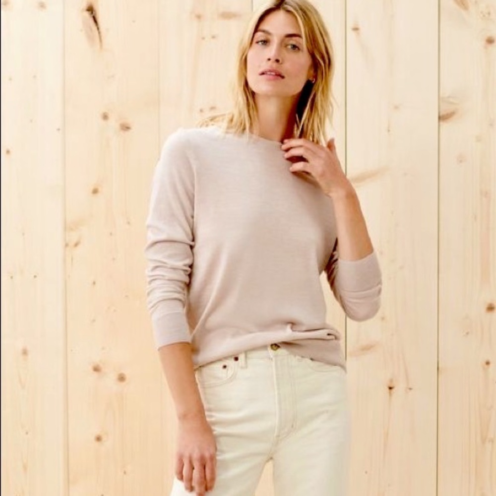 Jenni Kayne Hudson Crewneck Blush XS